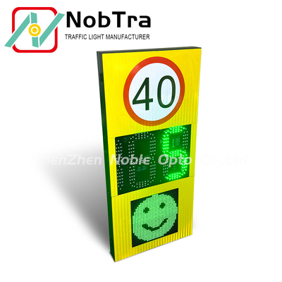 LED Speed Radar with 2 Lanes Detection Above 300 Meters Visible Distance
