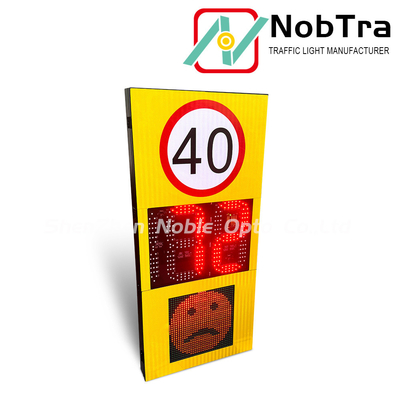 LED Radar Speed Signs With IP54 Waterproof Radar Sensitivity Setable Through App