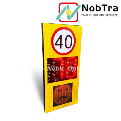 LED Radar Speed Signs With IP54 Waterproof Radar Sensitivity Setable Through App