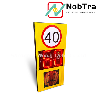 Integrated LED Speed Sign with Two-way Detection IP54 CE Certification