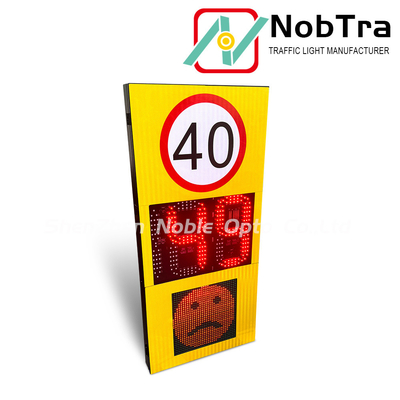 Solar Powered Speed Detection Displays with LED Display and Adjustable Speed Limits