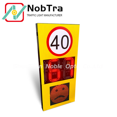 Integrated LED Speed Sign with Two-way Detection IP54 CE Certification