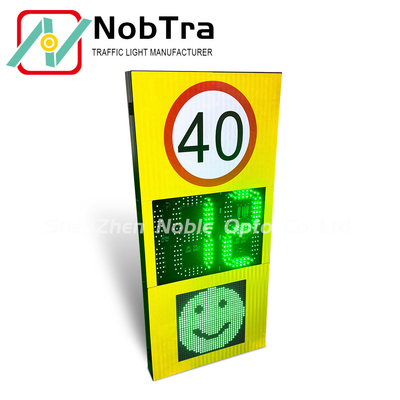 Solar Powered Speed Detection Displays with LED Display and Adjustable Speed Limits