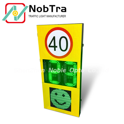 Integrated LED Speed Sign with Two-way Detection IP54 CE Certification