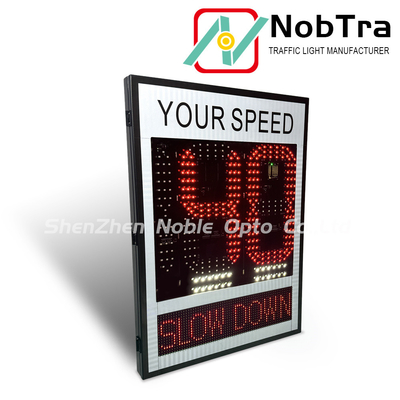Bolted Installation Method 12VDC Working Voltage Screen Traffic Sign