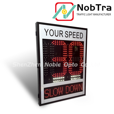 60W Solar Panel With Solar Charge Cold Rolled Sheet Vehicle Speed Display Beacon System