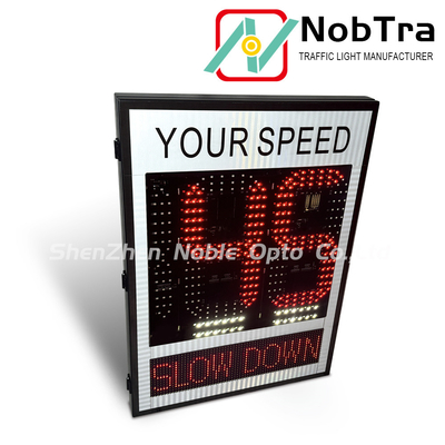 60W Solar Panel With Solar Charge Cold Rolled Sheet Vehicle Speed Display Beacon System