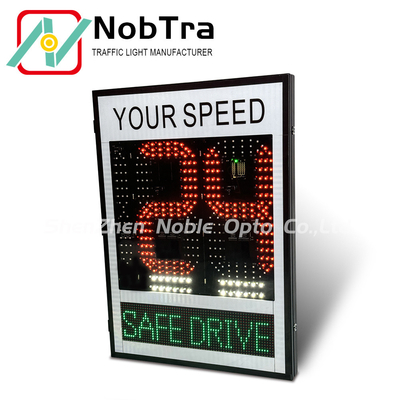 Solar 188 Digit And 1 Line Display Slow Down Radar Speed Limit Sign
