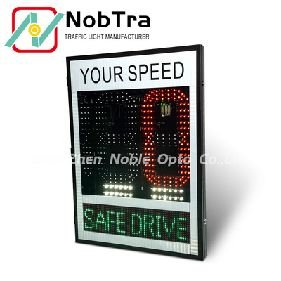 Solar 188 Digit And 1 Line Display Slow Down Radar Speed Limit Sign
