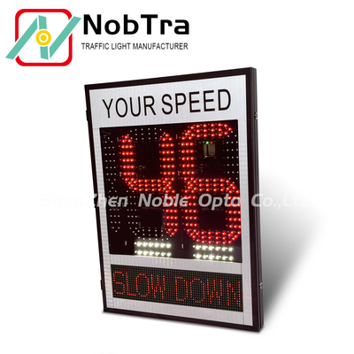 Solar 188 Digit And 1 Line Display Slow Down Radar Speed Limit Sign