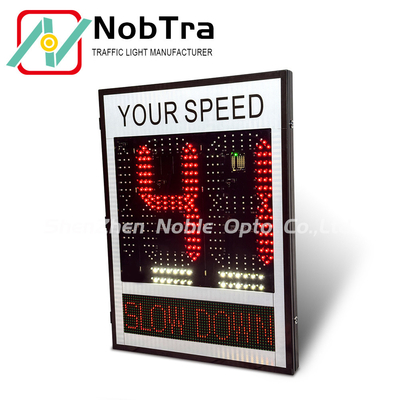 IP54 Ce Certified Slow Down Vehicle Speed Outdoor Display Limit Signs