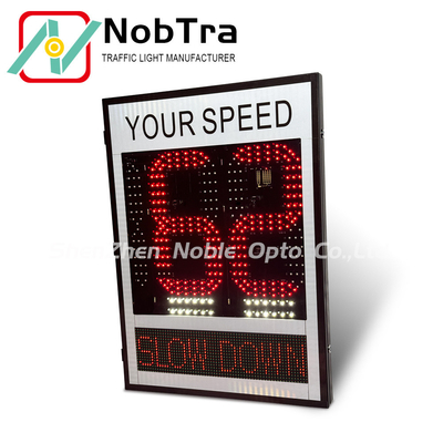 IP54 Ce Certified Slow Down Vehicle Speed Outdoor Display Limit Signs
