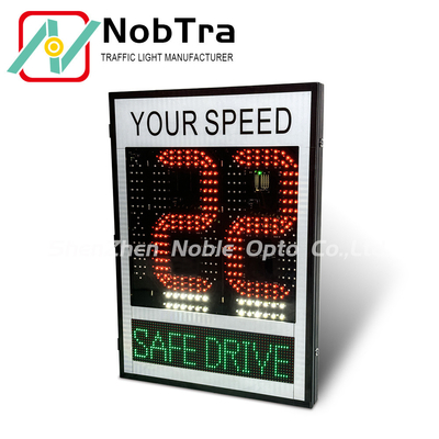 Working Voltage 12VDC Slow Down Speed Limit Signs for Traffic Control