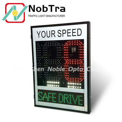 60W Solar Panel With Solar Charge Slow Down Speed Limit Signs for Traffic Control