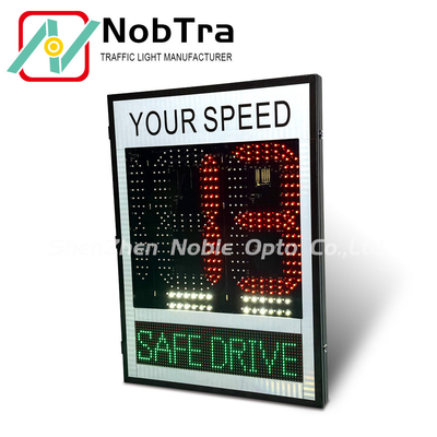 60W Solar Panel With Solar Charge Slow Down Speed Limit Signs for Traffic Control