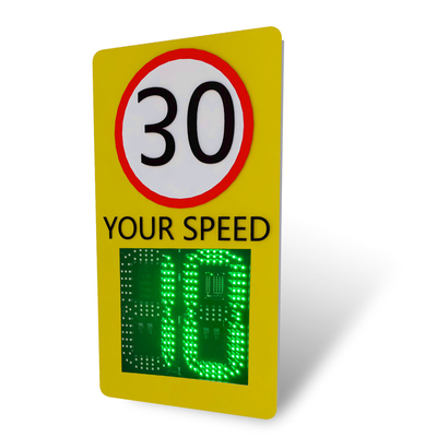 150M Distance CW Detection Solar Speed Sign With Phone APP Control