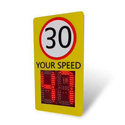 Integrated Solar LED Radar Speed Signs AC110-220VAC DC12/24V Solar Powered