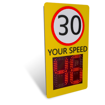 Solar Radar Speed Signs with Phone App Settings for Accurate Measurement