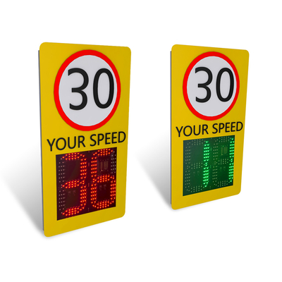 150M Distance CW Detection Solar Speed Sign With Phone APP Control