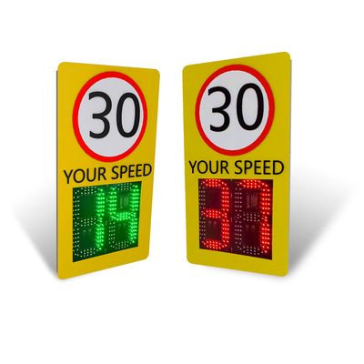 150M Distance CW Detection Solar Speed Sign With Phone APP Control