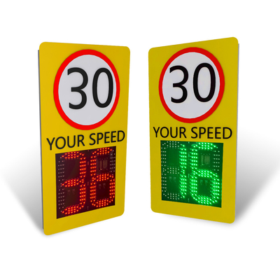 Traffic Sign Reflective Highway Solar Electric Warning Speed Radar Limited
