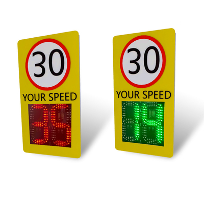 Over 150 Meters Radar Speed Sign With Mobile App Control Ip54