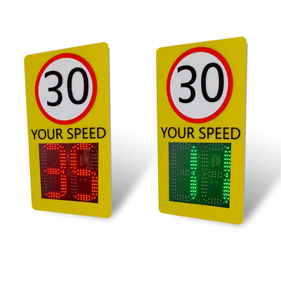 Waterproof Radar Speed Signs with ±1KM/H Accuracy and 433 Wireless Communication