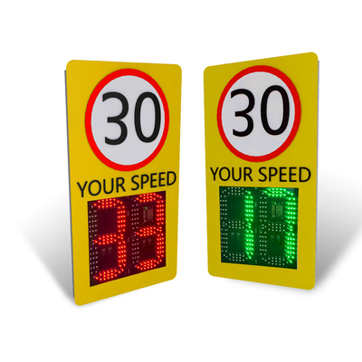 Waterproof Radar Speed Signs with ±1KM/H Accuracy and 433 Wireless Communication