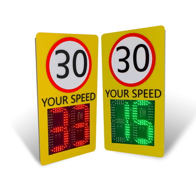 Waterproof Radar Speed Signs with ±1KM/H Accuracy and 433 Wireless Communication