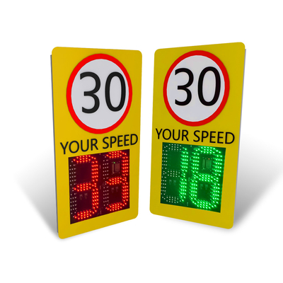 Over 150 Meters Radar Speed Sign With Mobile App Control Ip54
