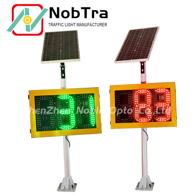Integrated Solar Powered Radar Speed Sign with LED Display and Wireless Connectivity