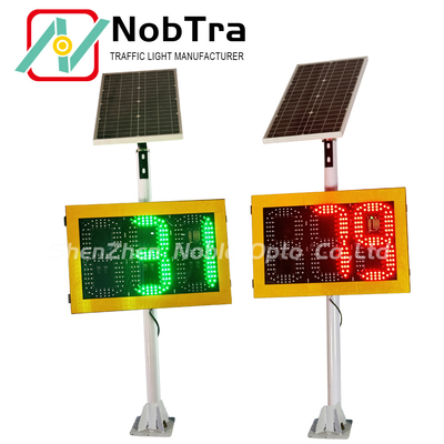 Integrated Solar Powered Radar Speed Sign with LED Display and Wireless Connectivity