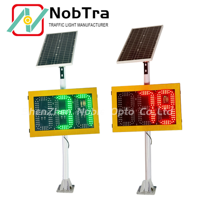 Integrated Solar Powered Radar Speed Sign with LED Display and Wireless Connectivity