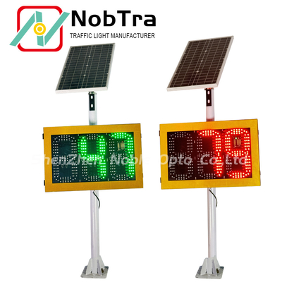 Integrated Solar Powered Radar Speed Sign with LED Display and Wireless Connectivity