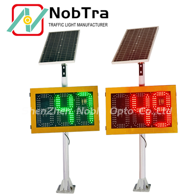 Phone APP Controlled Green Energy Driven Speed Limit Signs with 585 LEDs