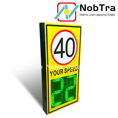 Traffic Sign Installation Digital Speed Limit Signs with Mounting Brackets and 1 Years