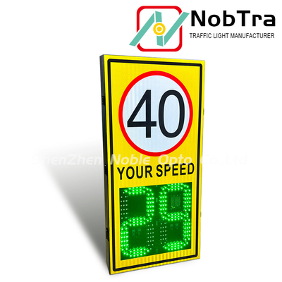 Traffic Safety Equipment NBP10-L4-P Speed Aware Radar Speed Signs with Wireless Connectivity