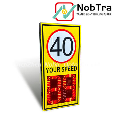 Upgrade Your Traffic Safety Equipment with Advanced Four Line Display Speed Beacon System NBP10-L4-P
