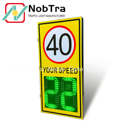 Sun-Powered Speed Detection Displays Solar 12VDC Or Mains Power 220VAC Suitable for 40-60 Degree Celsius Environments