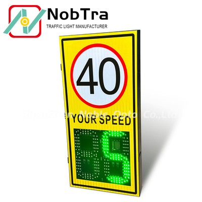Customizable Solar-Supported Radar Pace Indicators Speed Limit Setting for Maximum Productivity
