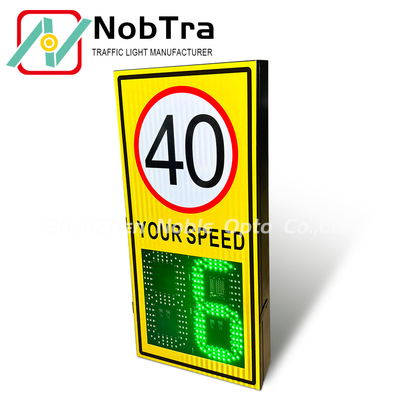 Upgrade Your Traffic Safety Equipment with Advanced Four Line Display Speed Beacon System NBP10-L4-P