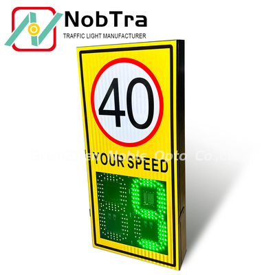 Detection Range Up To 150 Meters for Road Speed Monitoring Speed Aware Radar Speed Signs NBP10-L4-P