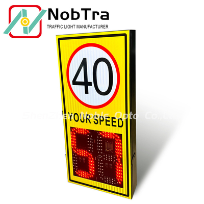200 Meters Radar Detection Distance Digital Speed Limit Signs with 1 Year and More Than 300 Meters Visibility Range