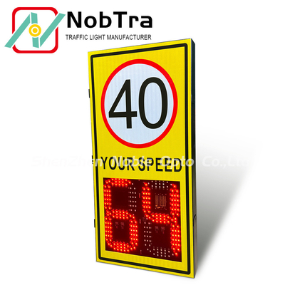 200 Meters Radar Detection Distance Digital Speed Limit Signs with 1 Year and More Than 300 Meters Visibility Range