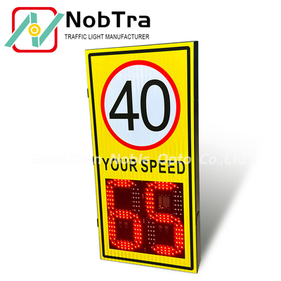 Modulation Method W Waveform Detects Moving Vehicles Solar Powered Radar Speed Signs with Remote Control and Speed Violation Alert