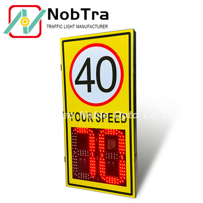 Detection Range Up To 150 Meters for Road Speed Monitoring Speed Aware Radar Speed Signs NBP10-L4-P