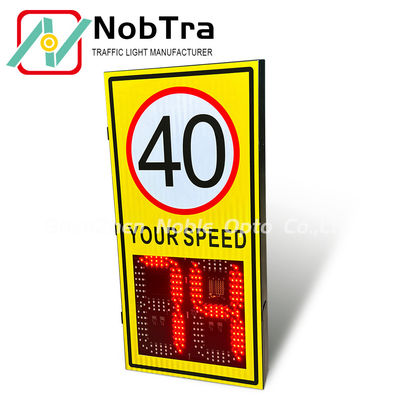 LED Two Digits Speed Sign With Integrated Radar Using 24.125GHZ Frequency For Precise Speed Measurement And Enhanced Road Safety