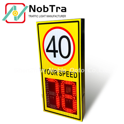 Traffic Safety Equipment NBP10-L4-P Speed Aware Radar Speed Signs with Wireless Connectivity