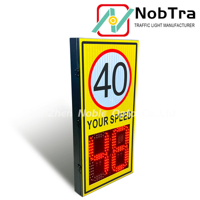 Customizable Solar-Supported Radar Pace Indicators Speed Limit Setting for Maximum Productivity