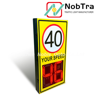 Customizable Solar-Supported Radar Pace Indicators Speed Limit Setting for Maximum Productivity